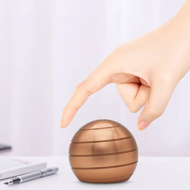 Jouet métallique anti-Stress pour adultes, en alliage d'aluminium, décompression, hypnose, gyroscope