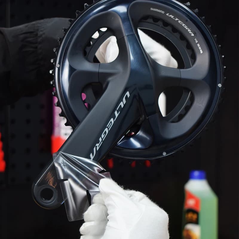 Film de protection universel pour manivelle de vélo de route, en Fiber de carbone, Film de protectio