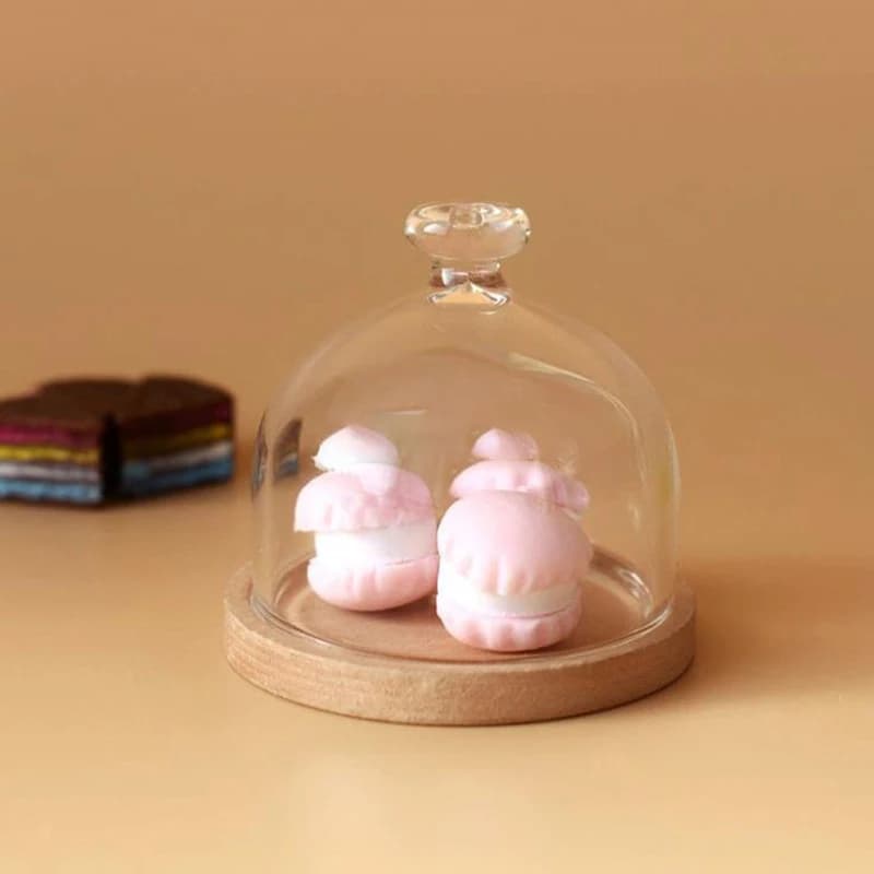 Maison de poupée 1:12 bocal à bonbons Miniature verre à Dessert plateau à fruits, décor de maison de