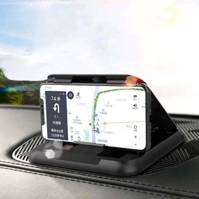 Support universel de téléphone pour tableau de bord de voiture antidérapant en Silicone, ventouse ré