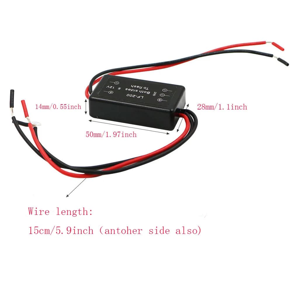 YSY 1 pièces Module de clignotant de contrôleur stroboscopique de Flash pour l'ampoule de travail LE