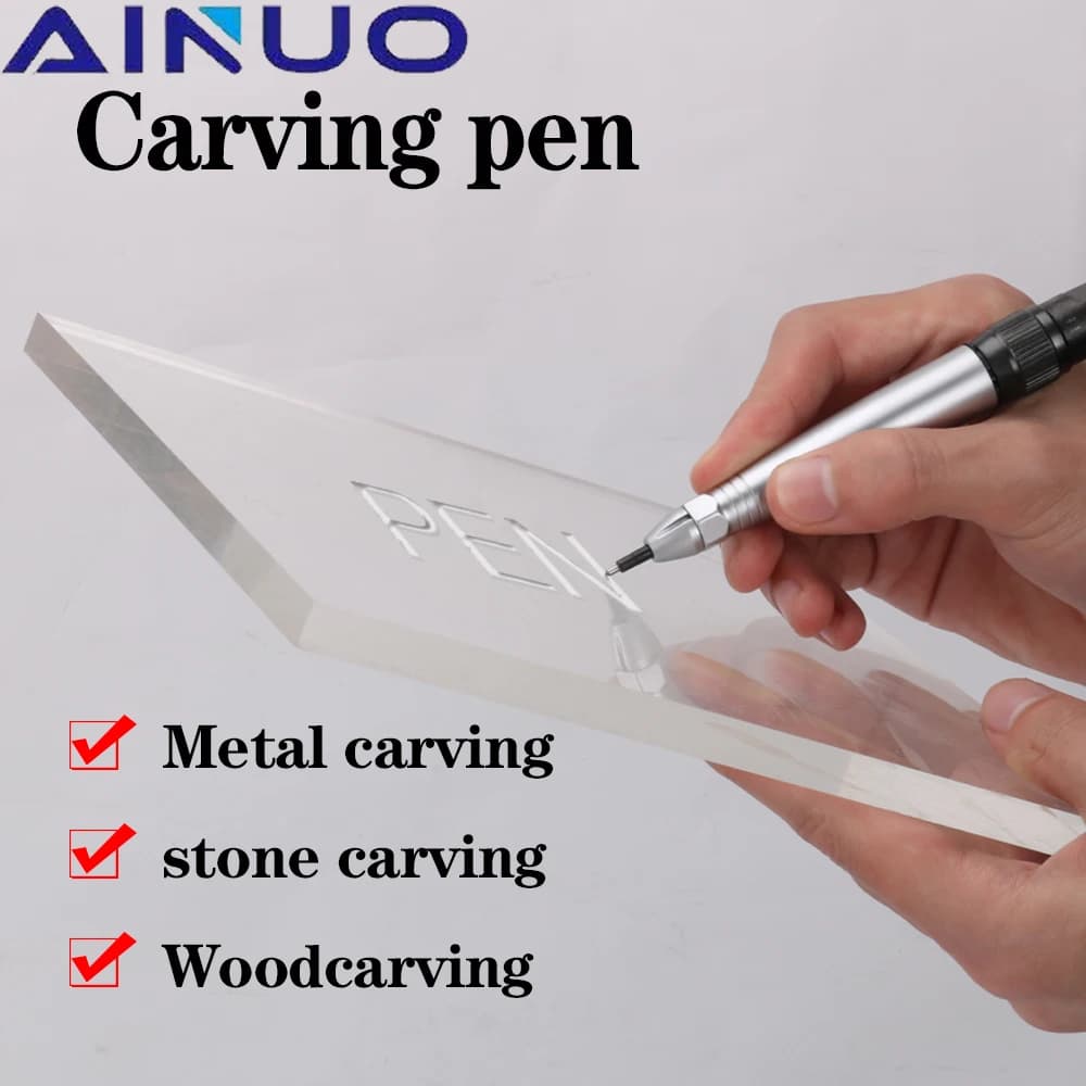 Micro broyeur à Air, Mini stylo de gravure pneumatique, outil de lettrage, polissage multifonctionne