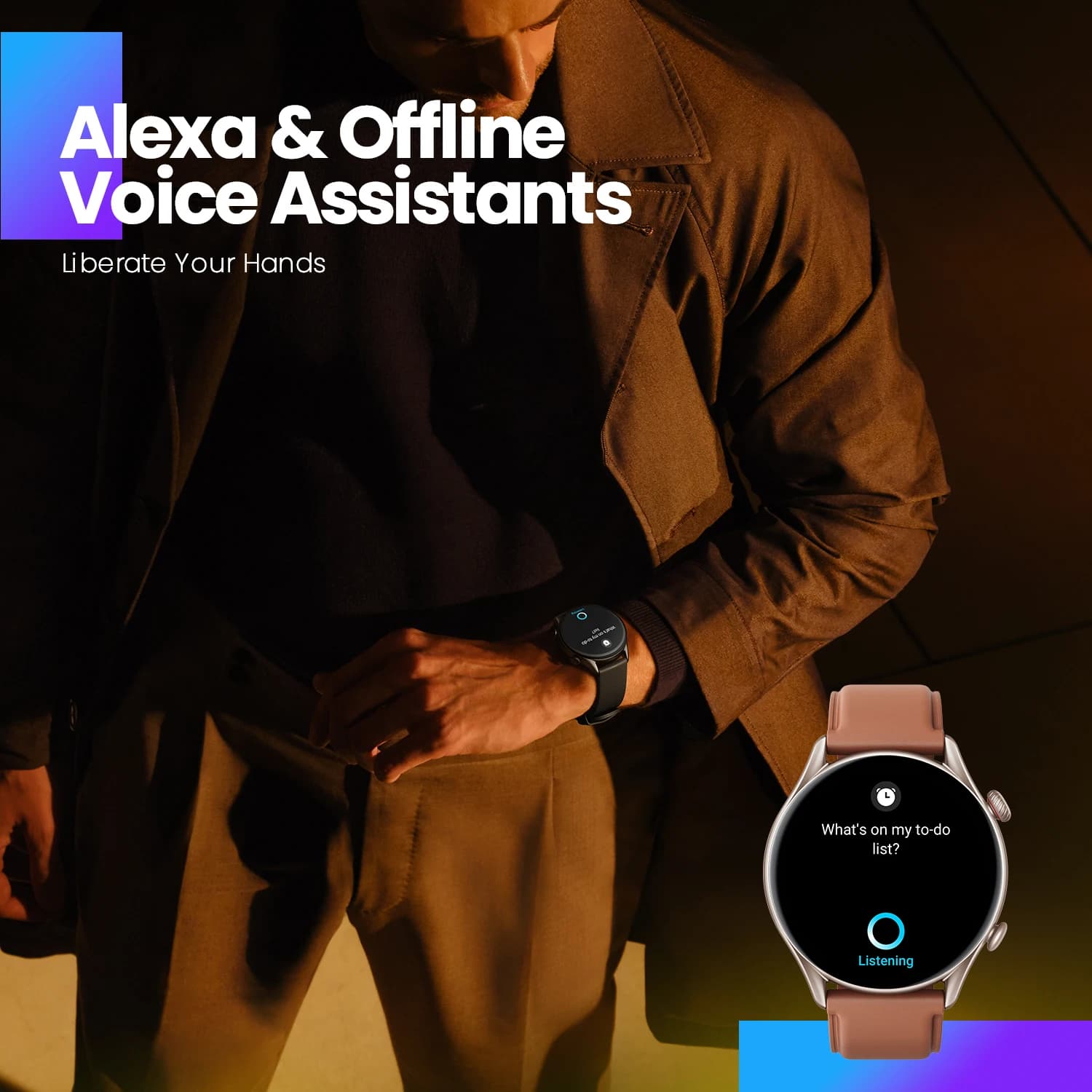 Amazfit GTR 3 Pro GTR3 Pro GTR-3 46mm Smartwatch Alexa GPS intégré Autonomie de 12 jours Montre inte