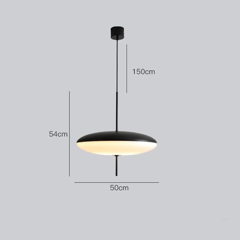 Lampe suspendue avec soucoupe volante, design moderne, luminaire décoratif d'intérieur, idéal pour u