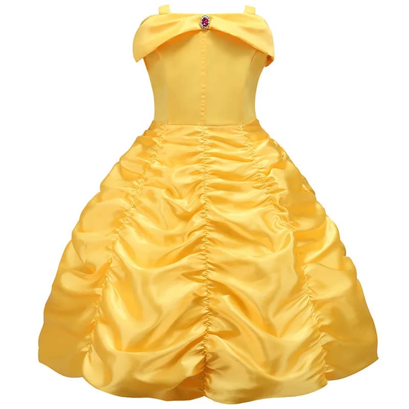 Robes de princesse pour enfants, Costume de fête Belle pour filles, vêtements à fleurs de noël et d'