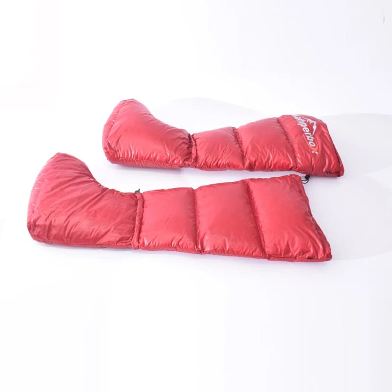Sac de couchage en duvet pour Camping, chaussettes, bottines, sac de couchage