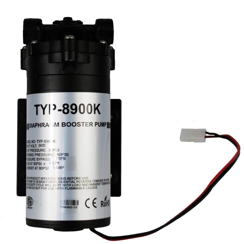 Booster de filtre à eau Coronwater 4,5 Lpm, pompe à pression 8900K RO