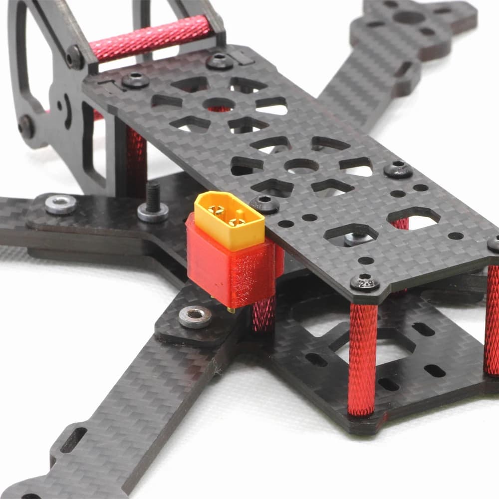 Siège de fixation de connecteur d'alimentation d'impression 3D, coque résistante aux chocs, couvercl