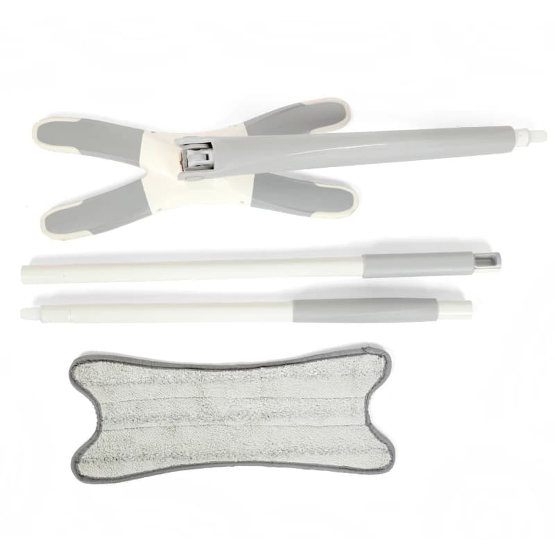 Ensemble de serpillères à essorage automatique de type X, serpillière de nettoyage en microfibre pou
