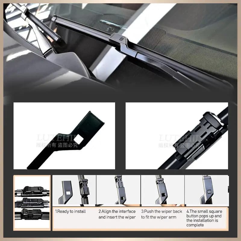 Pour Toyota Avensis MK3 2009-2018 2010 2011 2012 2013 2014 balais d'essuie-glace avant pare-brise br