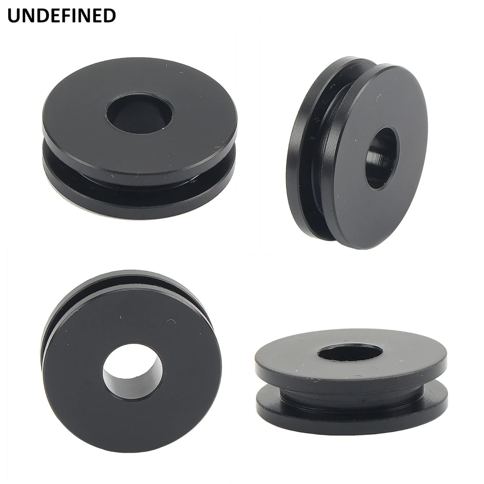 Oeillets de bague de montage de pare-brise, accessoires de moto en plastique POM noir pour Harley He