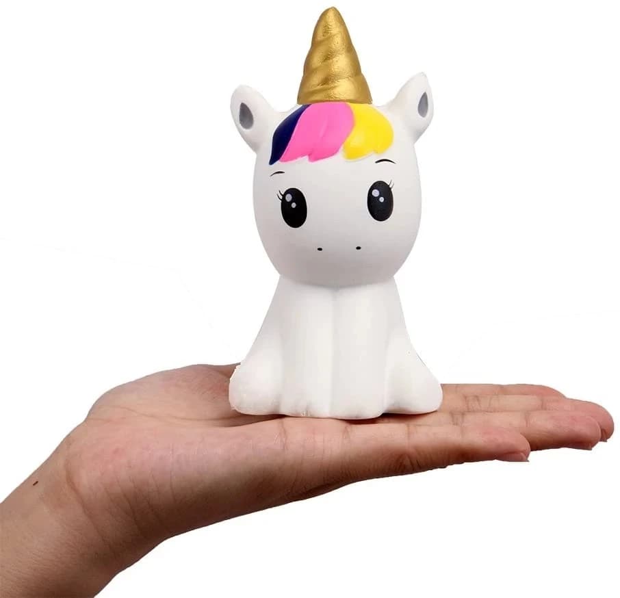 Nouveau Squishy mignon licorne Simulation Animal poupée PU pain lente augmentation parfumé doux pres