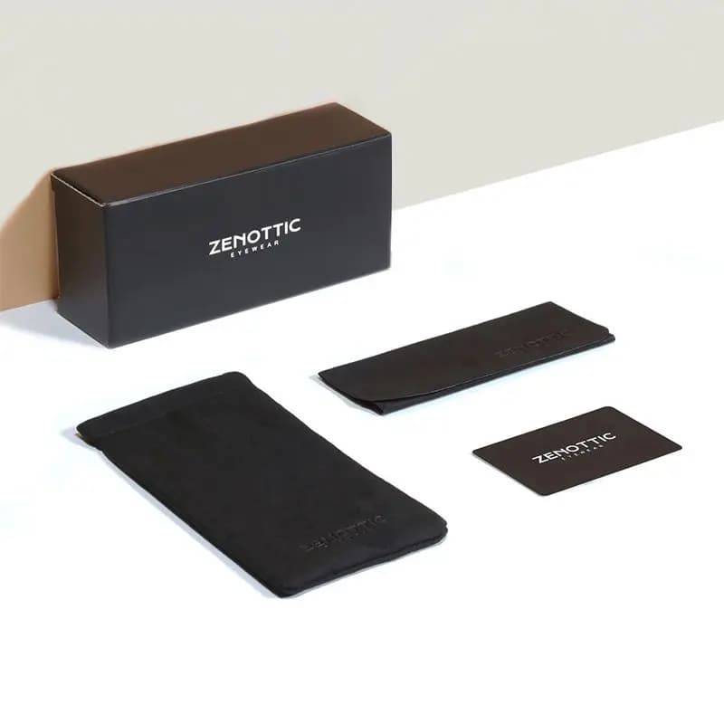 ZENOTTIC unisexe ultraléger acétate lunettes rondes Anti lumière bleue bloquant les lunettes d'ordin