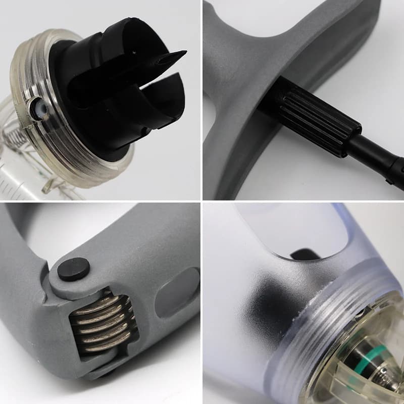 Seringue vétérinaire pour animaux de 2Ml/5Ml, injecteur de vaccin continu réglable pour poulet, coch