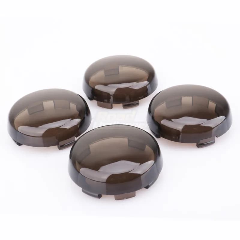Couvercle d'objectif de clignotant noir pour moto, Blub pour Harley Sportster 883 1200 XL 72 48 XL12