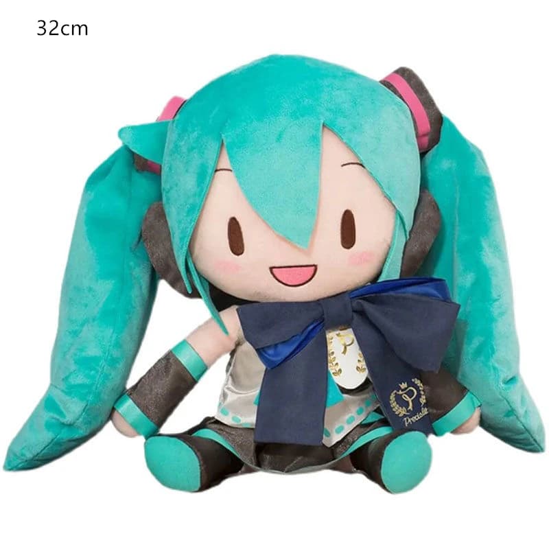 Peluche Hatsune Miku de 25 à 32cm, dessin animé japonais, poupée douce, oreiller futur, mignon, cade