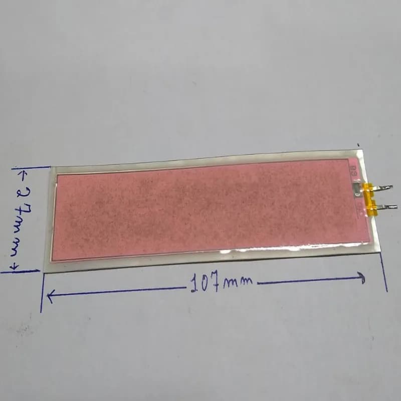 10.7*2.7cm El Lighting Stripe EL Backlight El feuille d'éclairage sans onduleur