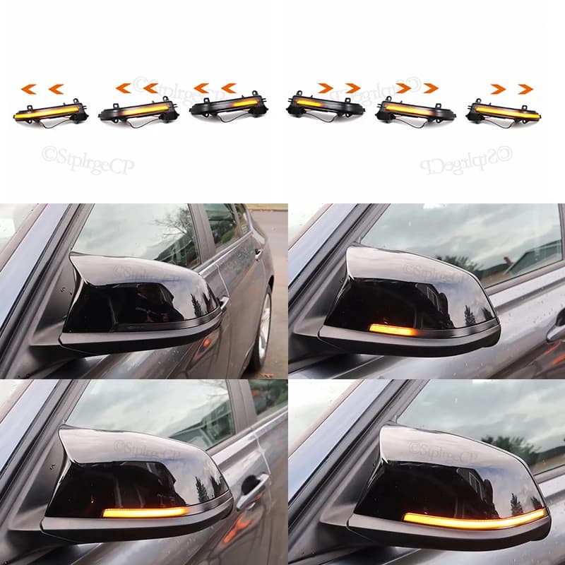 Clignotant dynamique LED pour rétroviseur, flash pour BMW F20 F21 F22 F23 F30 F31 F32 F33 F34 X1 E84