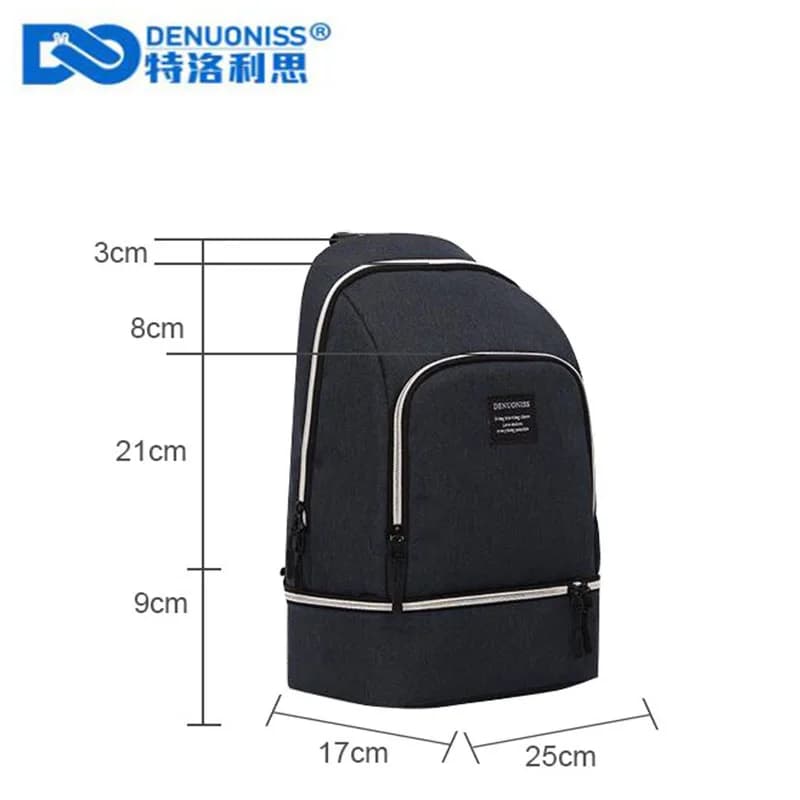 DENUONISS sac isolant créatif incliné Cool Pack pique-nique Bakcpack sac isotherme multi-fonction Ev