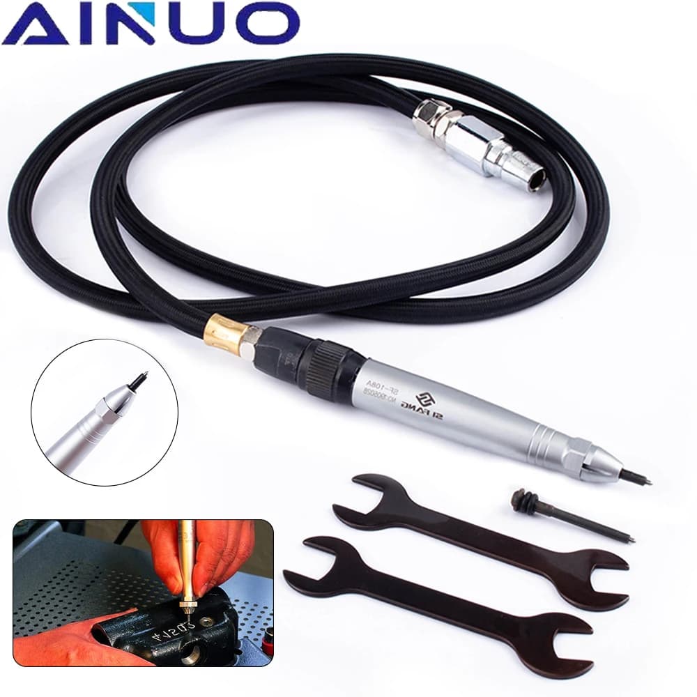 Micro broyeur à Air, Mini stylo de gravure pneumatique, outil de lettrage, polissage multifonctionne