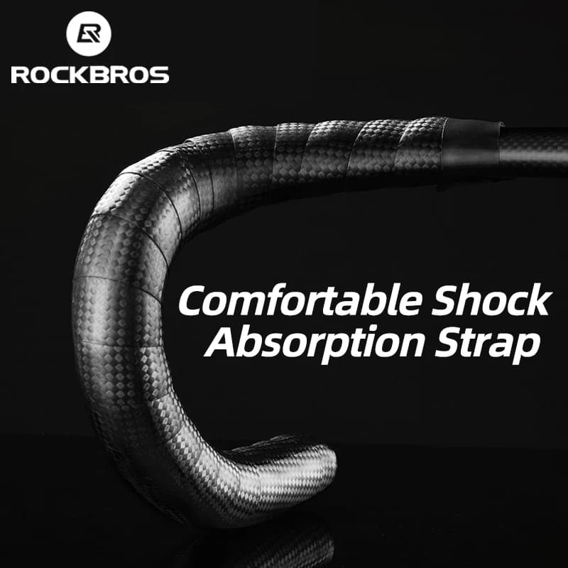 ROCKBROS – bande de guidon de vélo, ceinture antidérapante absorbant les chocs, ultralégère, résista