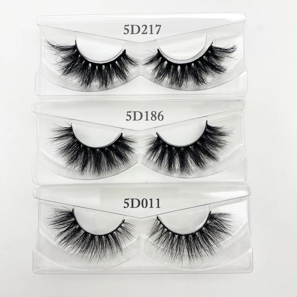 Cils en gros 20/40/50/100 pièces 5D cils de vison cils de vison naturels en gros faux cils maquillag