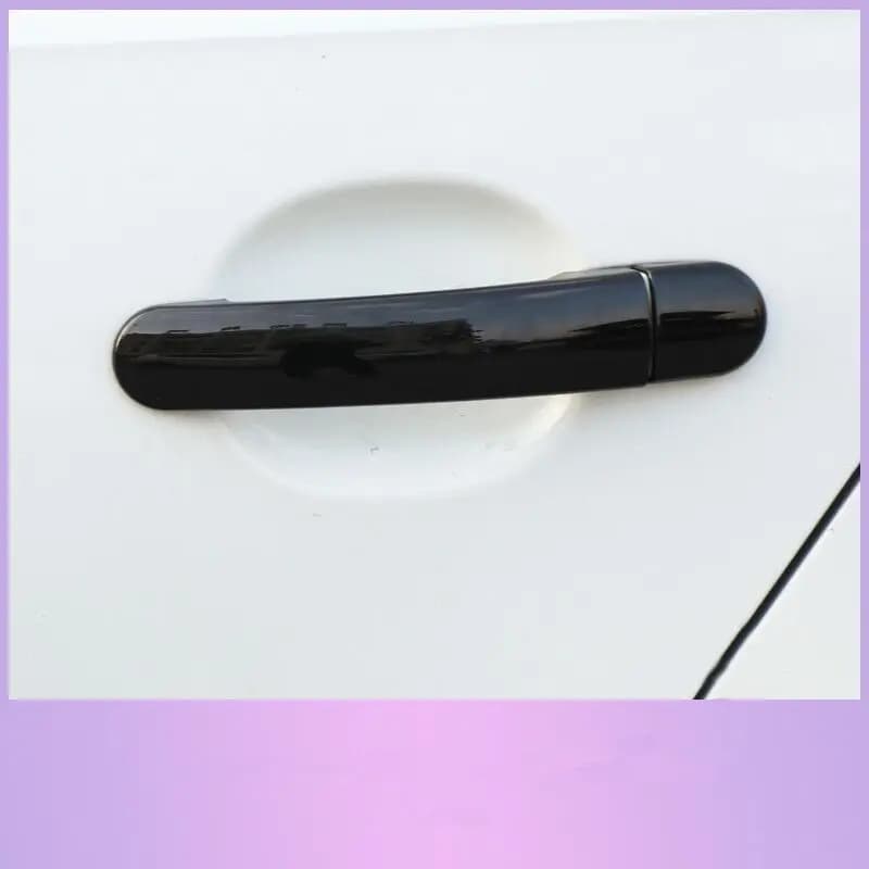 Autocollants de style pour poignée de porte de voiture, noir brillant, Chrome, pour VW Golf 4 MK4 Vo