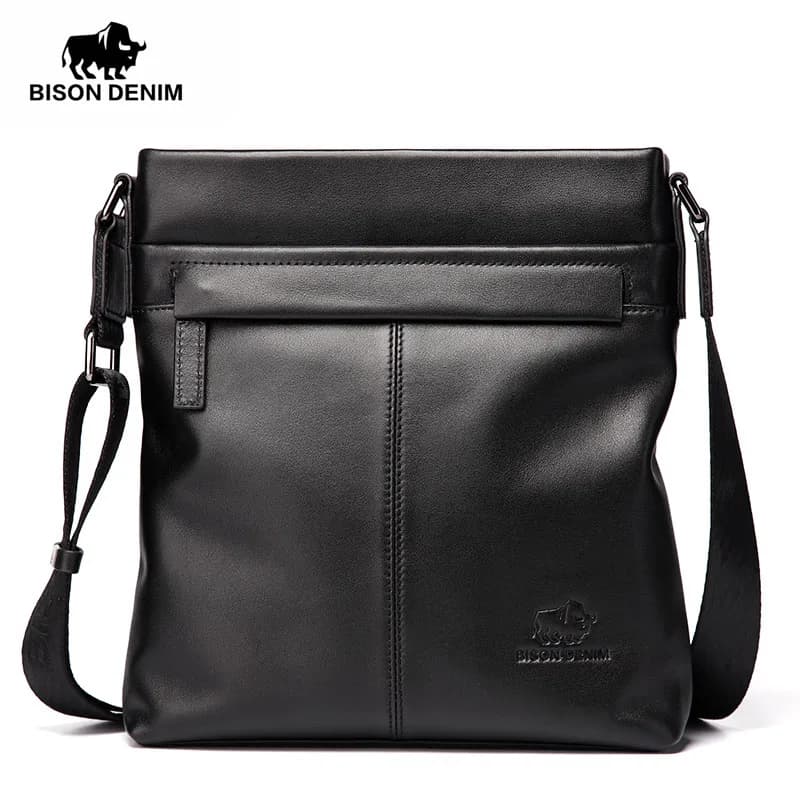 Bagressions DENIM-Sac à Bandoulière en Cuir group pour Homme, Sacs Messenger Décontractés, Cuir de V