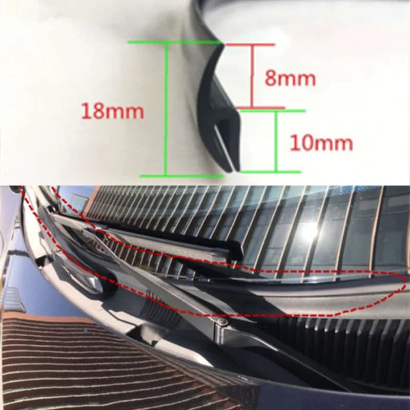 Bandes d'étanchéité en caoutchouc pour panneau de pare-brise, pour BMW Z3 E36 Z4 E85 E89 E46 E60 E90