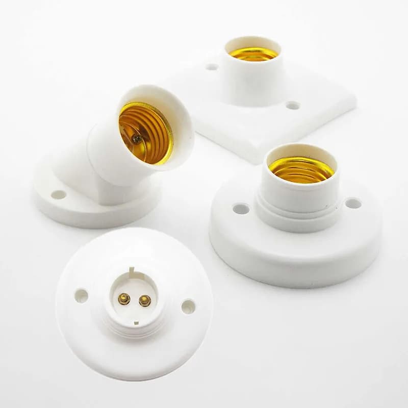 Base de lampe à vis e27 B22, support de lampe, douille d'ampoule e27, prise AC, adaptateur de suppor