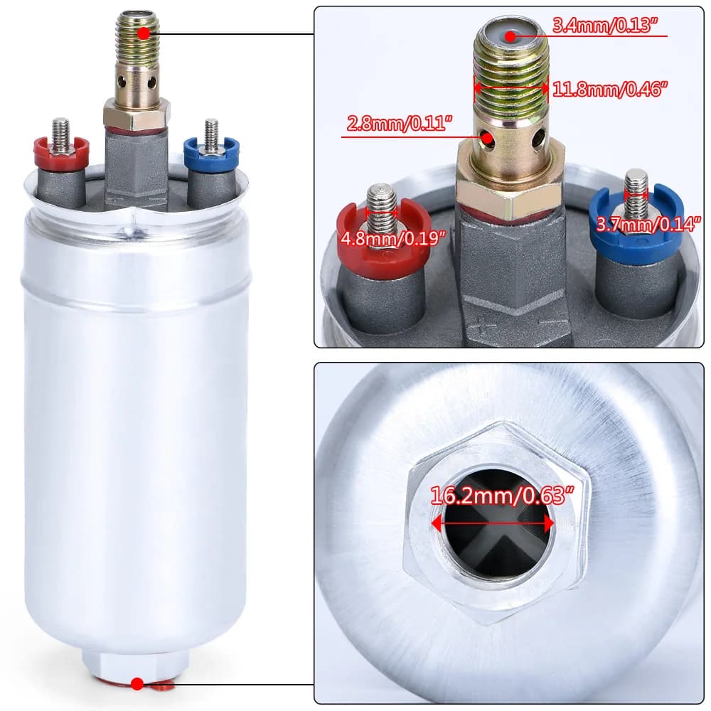 VR-pompe à essence externe de qualité supérieure 044 OEM:0580 254 044 Poulor 300lph livré avec PQY p
