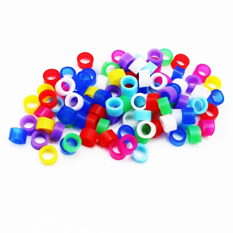 200 pièces anneau d'oiseau bandes de jambe pour perroquet Finch canari Gouldian diamètre 3mm 4mm 5mm