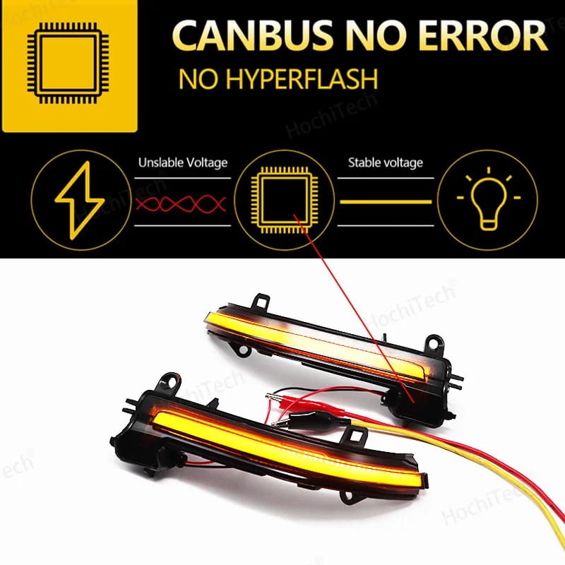 Lumière de rétroviseur pour BMW 1 2 3 4 X1 M série F20 F30 F34 F36 E84 F87 i3, LED dynamique noire, 