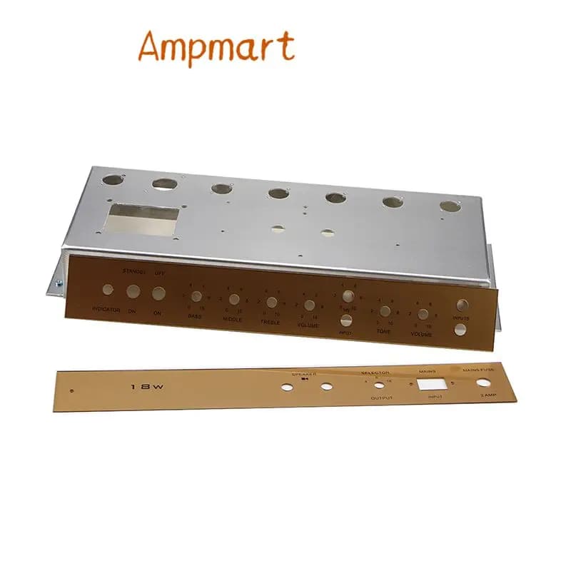 Ampmart – châssis TMB en aluminium de 18 watts avec plaque frontale en acrylique, 1 pièce