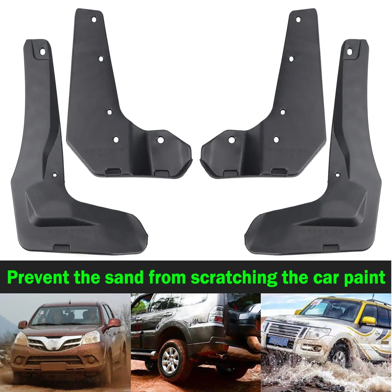 4pc pour Honda Civic Hatchback Hatch 5dr 2016 - 2021 garde-boue garde-boue avant arrière 2017 2018 2