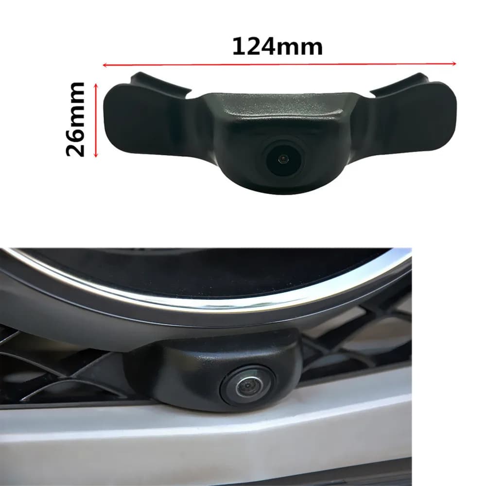 Caméra de stationnement HD CCD avec vision nocturne pour voiture, logo positif, vue de face, Benz GL