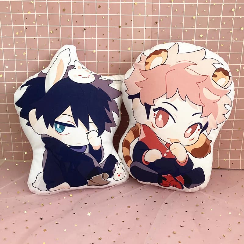 10cm Anime Jujutsu Kaisen peluche poupée Itadori Yuji Fushiguro Megumi Gojo Satoru doux coussin en p