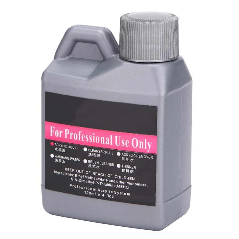 120 ml/bouteille EMA acrylique liquide monomère cristal fournitures pour ongles pour professionnel t