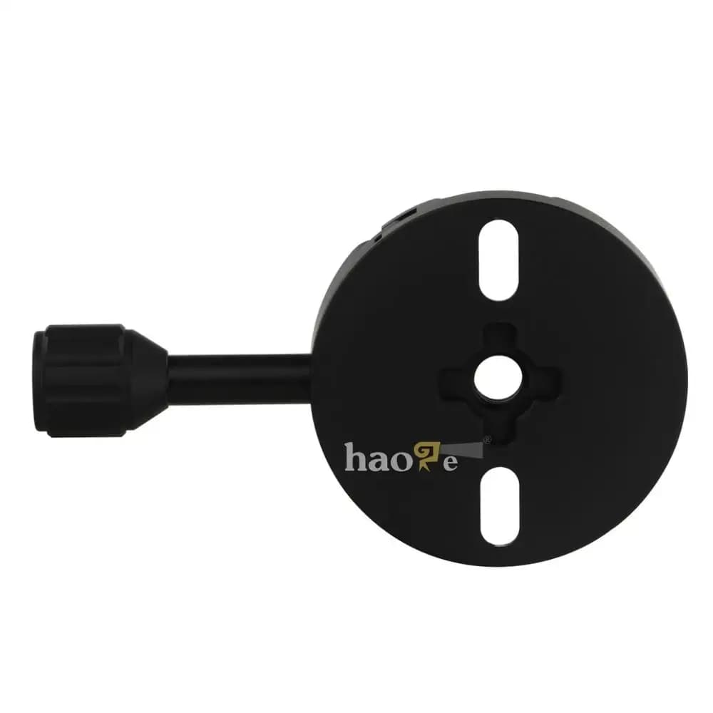 Haoge – support adaptateur de pince à vis 64mm, pour plaque QR à dégagement rapide, appareil photo, 