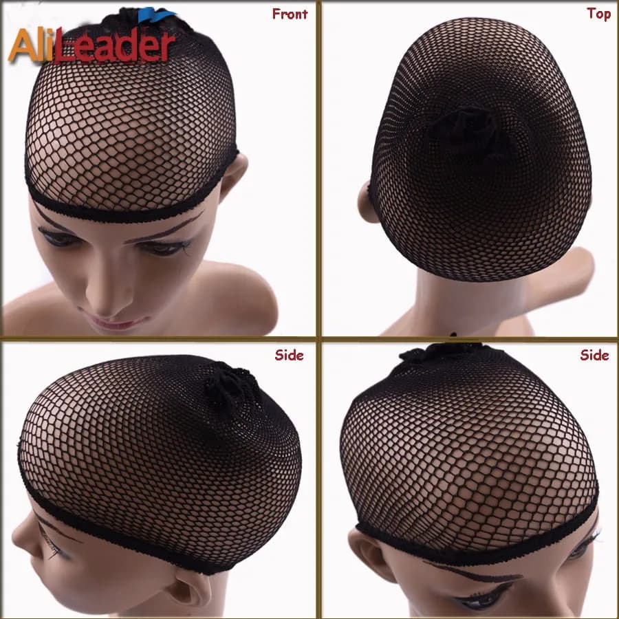 Filet à cheveux en nylon élastique pour femme, bonnet de perruque à extrémité ouverte, casquettes en