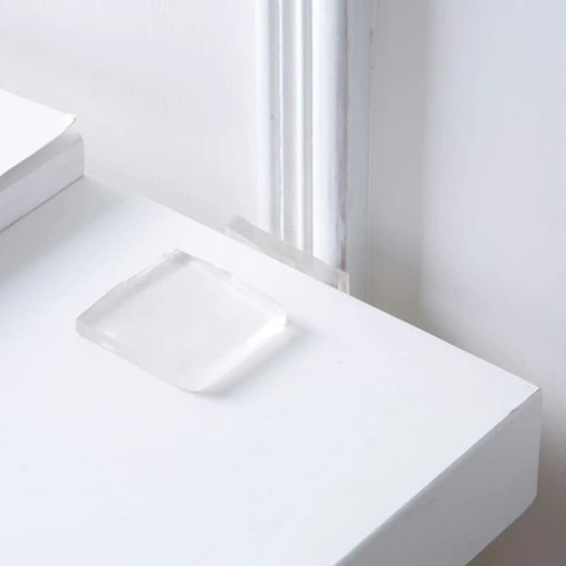 Coussretours en Silicone Transparent Antidérapant de Grande Taille, Anti-Vibration, Polymères, Multi