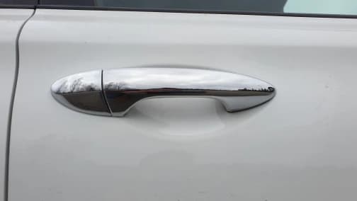 Couvercle chromé de poignée de porte de voiture, garniture de style, superpositions, accessoires pou