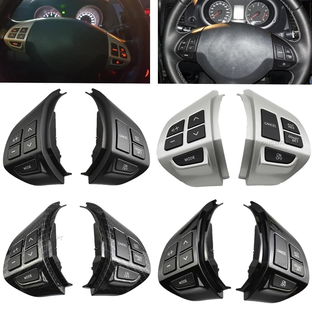 Bouton de régulateur de vitesse multifonction au volant (4 couleurs disponibles) pour MITSUBISHI LAN