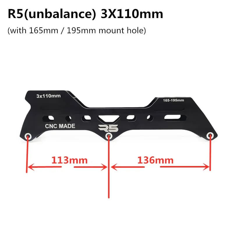 Base de patinage en ligne Slalom Speed Transfer, R5 Unbalance Rub Frame, Matter Yellow Green, F1 Gi3