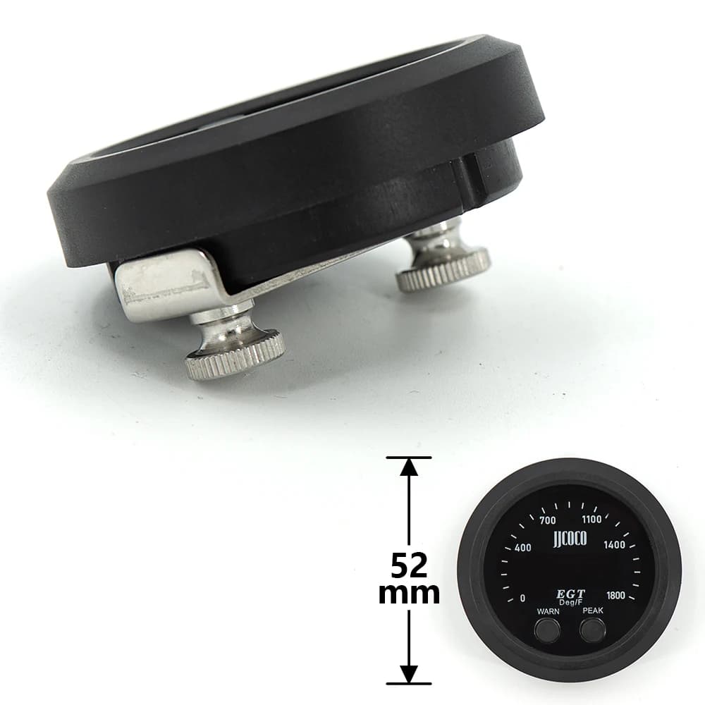 Compteur numérique de température des gaz d'échappement, 52mm/2 pouces, 0-1800F, avec capteur, jauge