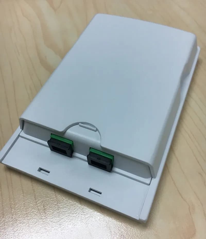 Ojazz-Boîtier de terminaison de fibre optique FTTH, 2 cœurs, 2 ports, 2 canaux, boîtier de séparatio