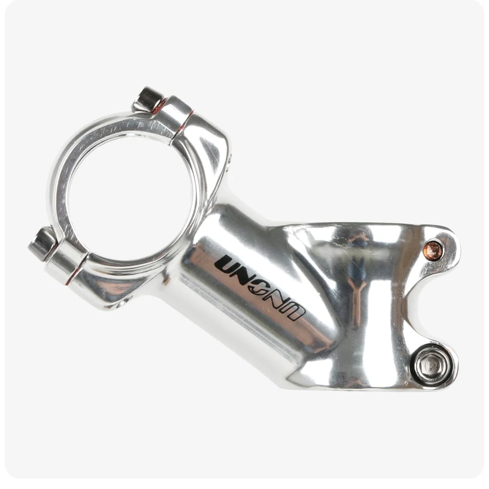 UNO tige de vélo Ultra légère argent 7/17/35 degrés 60 / 70 / 90 / 110 / 120 / 130mm vtt poignée de 