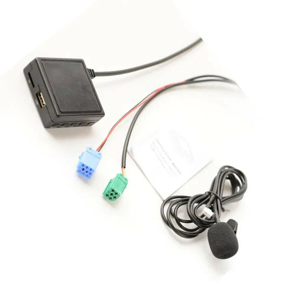 Adaptateur audio Bluetooth pour autoradio, câble AUX, microphone mains libres, fonction d'entrée aud