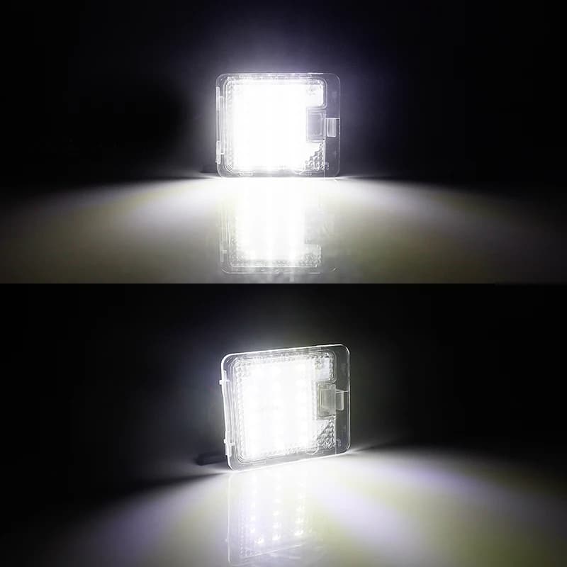Lampes LED blanches sans erreur sous les rétroviseurs latéraux pour Ford C-Max, Focus, Kuga, Escape,