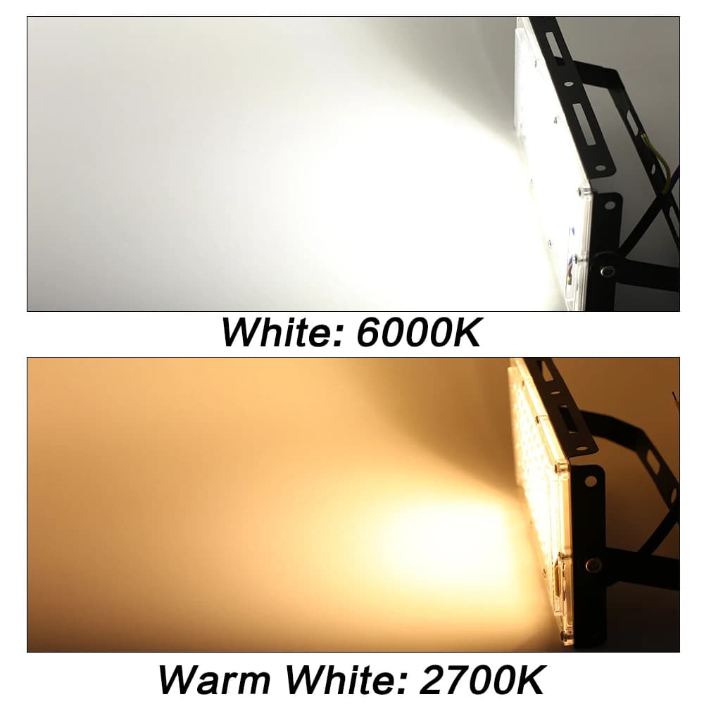 Projecteur LED extérieur 50W 100W 150W 220V projecteur étanche intérieur LED Spot extérieur lampadai